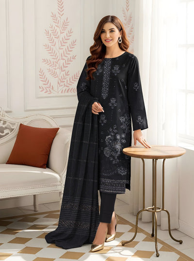 3pc EMB Munarq By Nisha Designer