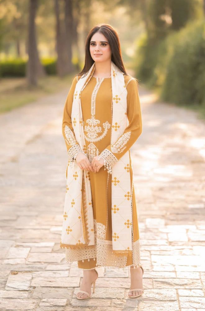 Brand Baroque Winter Collection Fabric Airjet dhanak