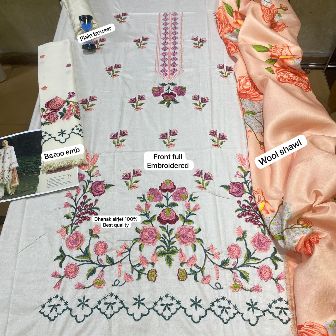 Brand Zara shahjahan Winter Collection 2026 Fabric Airjet dhanak