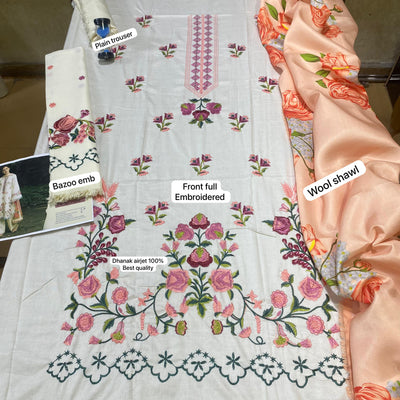 Brand Zara shahjahan Winter Collection 2026 Fabric Airjet dhanak