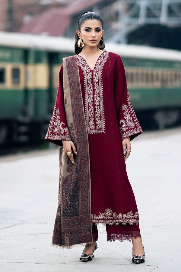 Jazmin Winter 3 Piece Dhanak Embroidered Suit