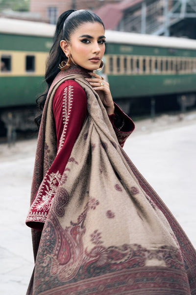 Jazmin Winter 3 Piece Dhanak Embroidered Suit