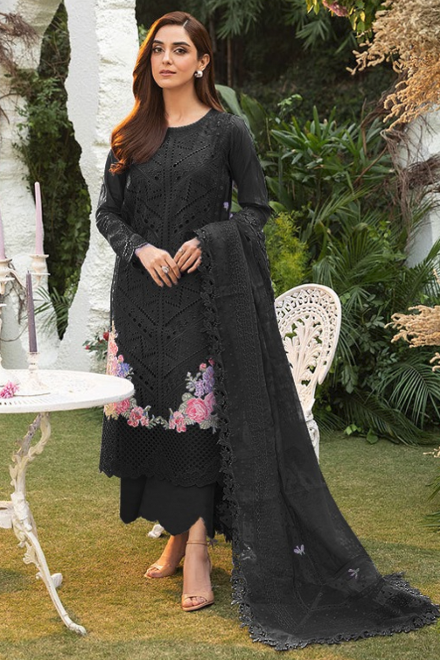 Premium 3pc EMB Viscose Zarmeen & Emaan