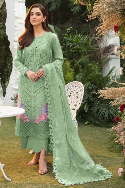 Premium 3pc EMB Viscose Zarmeen & Emaan